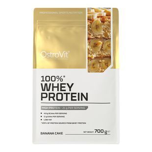Протеин 100% Whey Protein OstroVit 700 г Банановый торт купить в Киеве и Украине