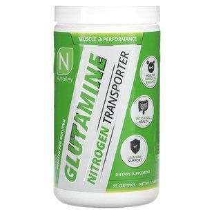 Nutrakey, глютамін, 500 г (1,1 фунта)