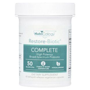 Пробіотики Nutricology (Restore-Biotic) 60 капсул