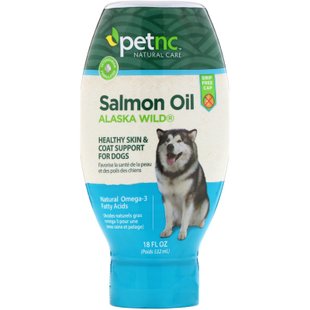 Масло дикого лосося Аляски, для собакAlaska Wild Salmon Oil, For Dogs, petnc NATURAL CARE, 532 мл купить в Киеве и Украине