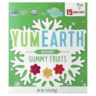 YumEarth, органические жевательные фрукты, 15 порционных упаковок по 14 г (0,5 унции) купить в Киеве и Украине