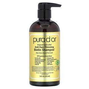 Шампунь от выпадения волос Pura D'or (Anti-Hair Thinning Shampoo) 473 мл купить в Киеве и Украине
