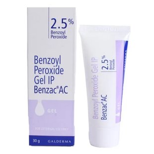 Корректирующий гель перекись бензоила Galderma (Benzoyl Peroxide Gel 2,5%) 30 г купить в Киеве и Украине