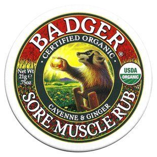 Бальзам от боли в мышцах кайенский перец и имбирь Badger Company (Sore Muscle Rub) 21 г купить в Киеве и Украине