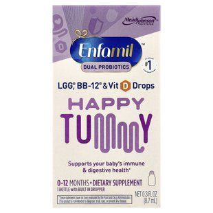 Enfamil, Happy Tummy, 0-12 Months, 0.3 fl oz (8.7 ml)