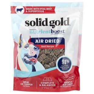 Solid Gold, Air Dried Meal or Topper, For Dogs, Beef Recipe, 16 oz (454 g)