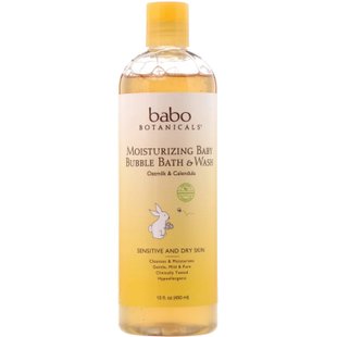 Пена для ванны увлажняющая с календулой Babo Botanicals (Bubble Bath & Wash) 450 мл купить в Киеве и Украине