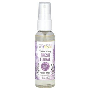 Aura Cacia, Toilet Spray, Fresh Floral, 2 fl oz (60 ml) купить в Киеве и Украине