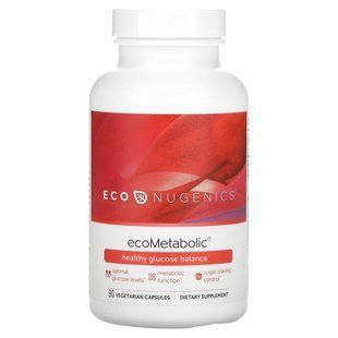 Econugenics, ecoMetabolic, Healthy Glucose Balance, 90 Vegetarian Capsules купить в Киеве и Украине
