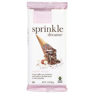 Chuao Chocolatier, Milk Chocolate Bar, Sprinkle Dreams&trade;, 2.8 oz (80 g)