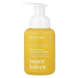ATTITUDE, Super Leaves&trade;, пенящееся мыло для рук, листья лимона, 295 мл (10 жидк. унций) купить в Киеве и Украине
