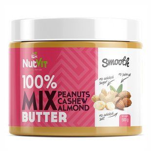 100% смешанное масло, 100% MIX BUTTER, NutVit, 500 г купить в Киеве и Украине