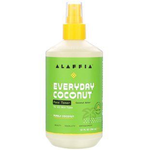 Face tonic, pure coconut, for normal and dry skin