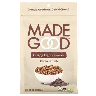 MadeGood, Світла хрустка мюслі, какао-хрускіт, 10 унцій (284 г)