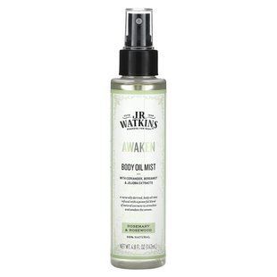 J R Watkins, Awaken, Body Oil Mist, Rosemary & Rosewood, 4.8 fl oz (142 ml)