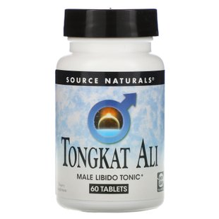 Тонгкат Али, Tongkat Ali Male Libido Tonic, Source Naturals, 60 таблеток купить в Киеве и Украине