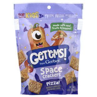 Gerber, Get'ems!&trade;, Space Crackers, For Kids 3+, Pizza, 5 oz (142 g) купить в Киеве и Украине