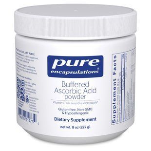 Буферированная аскорбиновая кислота Pure Encapsulations (Buffered Ascorbic Acid Powder) 227 г купить в Киеве и Украине