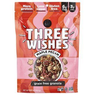 Three Wishes, Grain Free Granola, Maple Pecan, 8 oz (227 g)