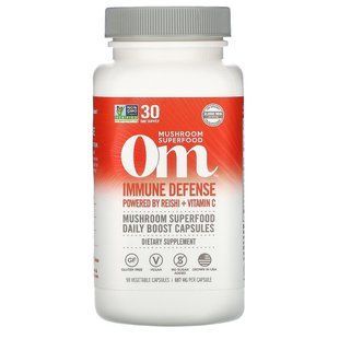 Органические грибы для иммунитета с витамином С Organic Mushroom Nutrition (Immune) 697 мг 90 капсул купить в Киеве и Украине
