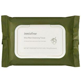 Cleansing Wipes with Olive Oil, Innisfree, 30 pcs