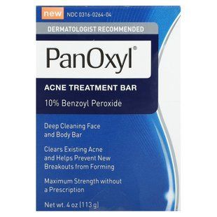 PanOxyl, Acne Treatment Bar, 10% Benzoyl Peroxide, 4 oz (113 g) купить в Киеве и Украине