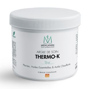 Маска-глина для тіла Термо-К MEDICAFARM (Argile de Soin THERMO-ARGIL Plantes HE) 1 шт з рослинами та ефірними оліями інтенсивний розігрів