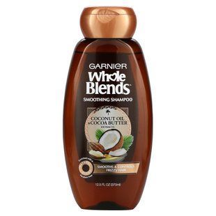 Разглаживающий шампунь Whole Blends, &laquo;Масла кокоса и какао&raquo;, Garnier, 370 мл купить в Киеве и Украине