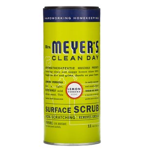 Скраб для очистки поверхности, с лимонной вербеной, Mrs. Meyers Clean Day, 11 унций (311г) купить в Киеве и Украине