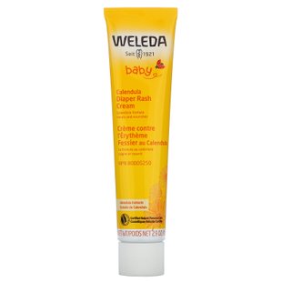 Детский крем для подгузников с календулой, Baby, Calendula Diaper Rash Cream, Calendula Extracts, Weleda, 81 г купить в Киеве и Украине