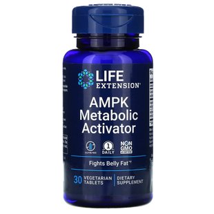 Активатор метаболизма Life Extension (AMPK Metabolic Activator) 30 вегетарианских таблеток купить в Киеве и Украине