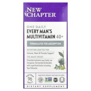 Мультивитаминный комплекс для мужчин 40+ New Chapter (One daily multi) 96 таблеток купить в Киеве и Украине