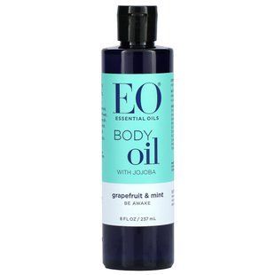 EO Products, Масло для тела с жожоба, грейпфрутом и мятой, 8 жидких унций (237 мл) купить в Киеве и Украине