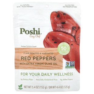 Poshi, Easy Chef, Red Peppers With Extra Virgin Olive Oil, 5.4 oz (152 g) купить в Киеве и Украине