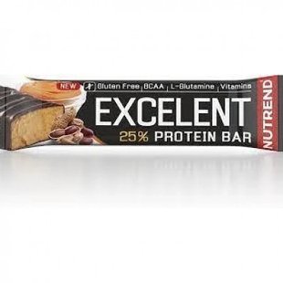 Протеиновый батончик без глютена с арахисовым маслом Nutrend (Excelent Protein Bar) 85 г купить в Киеве и Украине