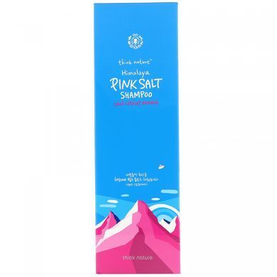 Shampoo with Himalayan Pink Salt, Refreshing Citrus Scent, Think Nature, 270 g (9.52 oz)