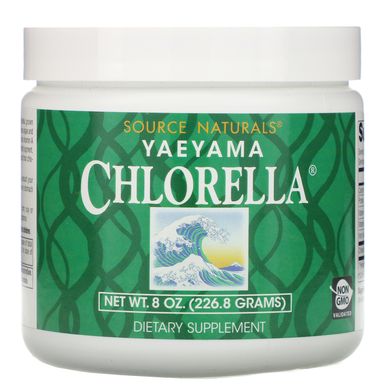 Хлорела з островів Яеяма Source Naturals (Chlorella) 227 г