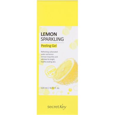 Лимонний ігристий гель для пілінгу, Secret Key, 405 р унц (120 мл)