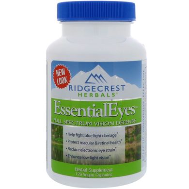 Комплекс для защиты и улучшения зрения RidgeCrest Herbals (EssentialEyes) 120 капсул купить в Киеве и Украине