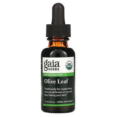 Екстракт листя оливи Gaia Herbs (Olive Leaf) спиртової 30 мл