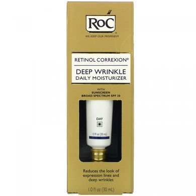 RoC, Retinol Correxion, daily moisturizer from deep wrinkles, SPF 30, 1 fl oz (30 ml)