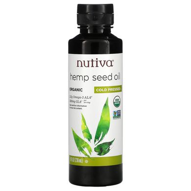 Конопляна олія холодного віджиму Nutiva 236 мл