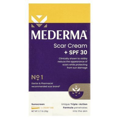 Mederma, крем против шрамов, SPF&nbsp;30, 20&nbsp;г (0,7&nbsp;унции) купить в Киеве и Украине