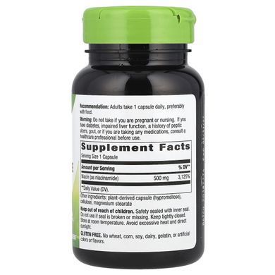 Никотинамид Nature's Way (Niacinamide) 500 мг 100 капсул купить в Киеве и Украине