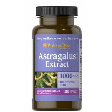 Екстракт астрагала, Astragalus Extract, Puritan's Pride, 1000 мг, 100 капсул