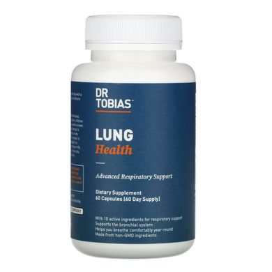 Здоров'я легень, Lung Health, Dr. Tobias, 60 капсул