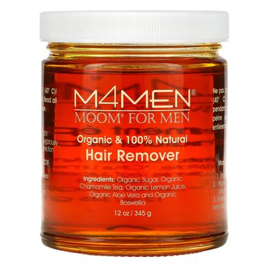 M4Men, Засіб для видалення волосся у чоловіків, Moom, 12 унцій (345 g)
