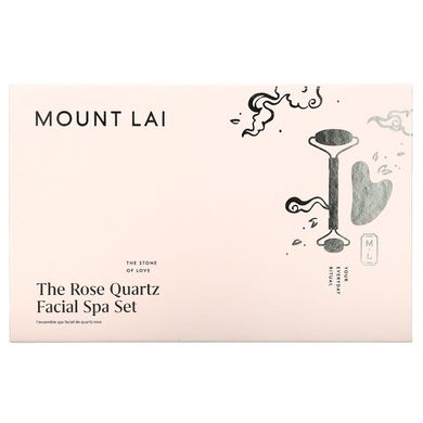 Mount Lai, Спа-набір для обличчя з рожевим кварцом, набір з 2 предметів