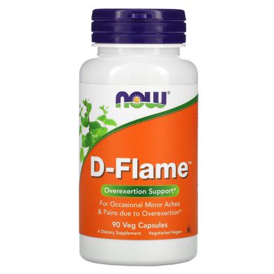 Підтримка при перевтомі Now Foods (D-Flame) 90 рослинних капсул