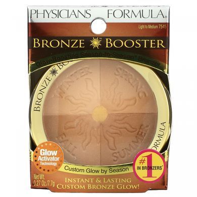 Physists Formula, Bronze Booster, сезонно-сезонний бронзер, що підсилює блиск, від легкого до середнього, 0,27 унції (7,7 г)